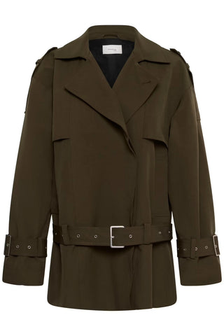 Gestuz Coat Gzcherally Slate Black / Brown