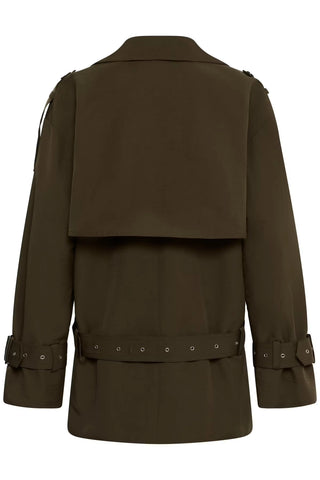 Gestuz Coat Gzcherally Slate Black / Brown