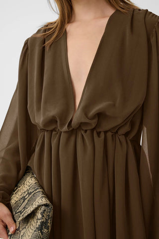 Gestuz Dress Gzdarly Rain Drum / Brown
