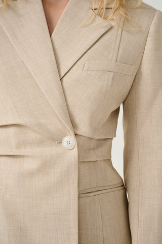 Gestuz Dress Gzdecy Light Sand Melange