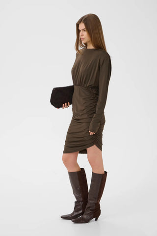 Gestuz Dress Gzjosefi Slate Black / Brown