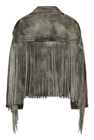  Gestuz Gzjaggy Black Leather Jacket