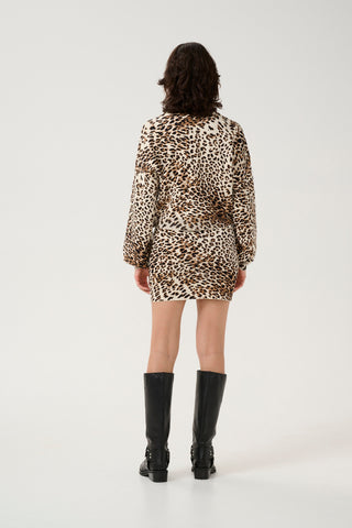 Gestuz Gzleora Light Leopard Skirt - Anavi