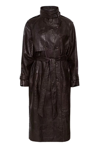 Gestuz Jacket Gzcroline Ganache Croco / Brown