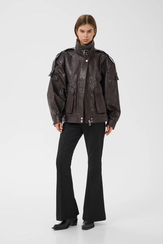 Gestuz Jacket Gztori Ganache Croco / Brown