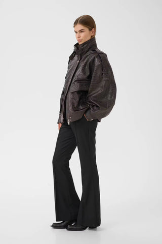 Gestuz Jacket Gztori Ganache Croco / Brown
