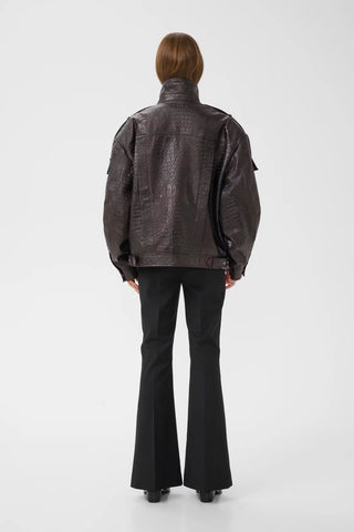 Gestuz Jacket Gztori Ganache Croco / Brown