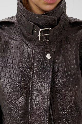 Gestuz Jacket Gztori Ganache Croco / Brown