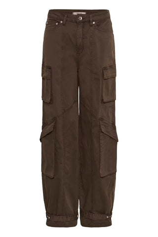 Gestuz Pants Gzcargi Slate Black / Brown