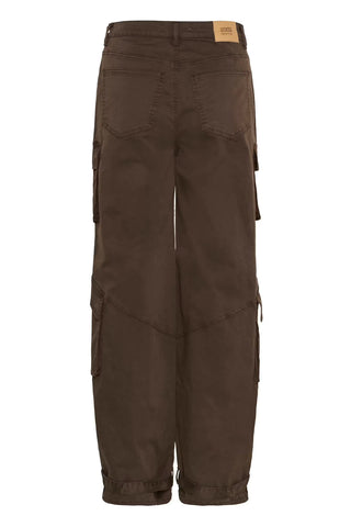 Gestuz Pants Gzcargi Slate Black / Brown