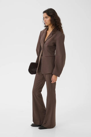 Gestuz Pants Gzlamia Slate Black Herringbone Check