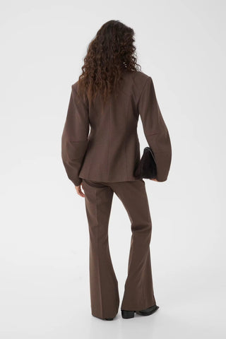 Gestuz Pants Gzlamia Slate Black Herringbone Check