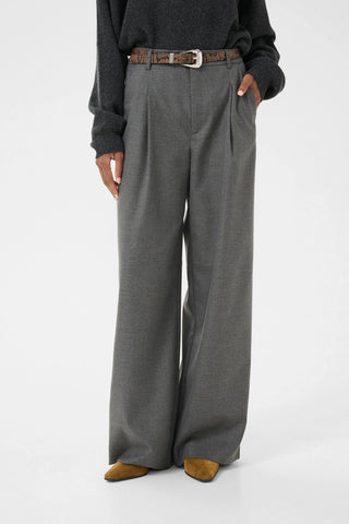 Gestuz Pants Gzpaula Dark Grey Melange