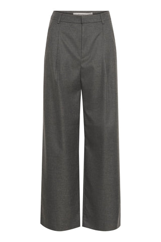Gestuz Pants Gzpaula Dark Grey Melange