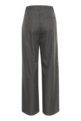 Gestuz Pants Gzpaula Dark Grey Melange