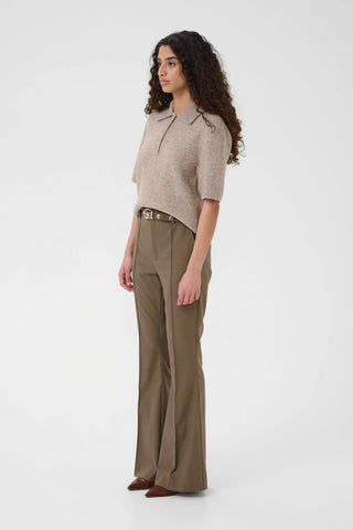 Gestuz Pants Gzpaula Dark Timberwolf Melange