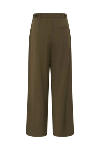 Gestuz Pants Gzstacy Slate Black Melange / Brown