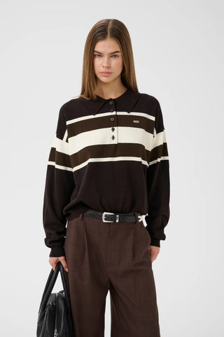 Gestuz Pullover Gzalexu Ganache/Slate Black/Egret / Multi Color