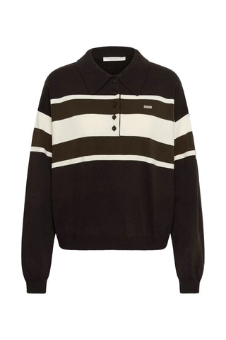 Gestuz Pullover Gzalexu Ganache/Slate Black/Egret / Multi Color