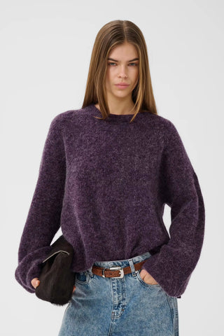 Gestuz Pullover Gzalpha Juniper Mélange / Purple