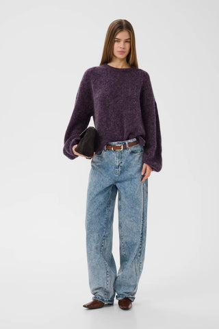 Gestuz Pullover Gzalpha Juniper Mélange / Purple