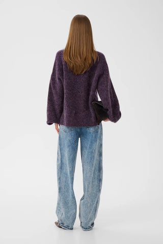 Gestuz Pullover Gzalpha Juniper Mélange / Purple
