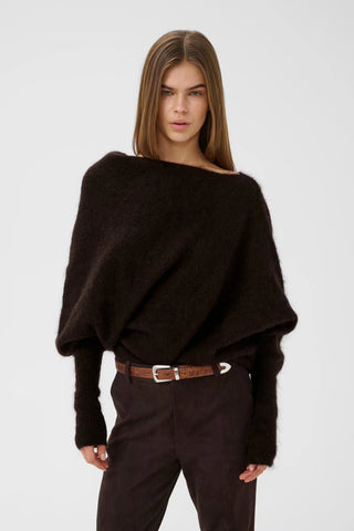 Gestuz Pullover Gzdebbie Ganache Melange / Brown