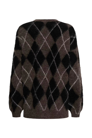 Gestuz Pullover Gzsida Black/Chestnut/Ivory / Multi Color