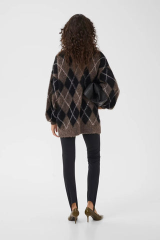 Gestuz Pullover Gzsida Black/Chestnut/Ivory / Multi Color