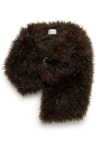 Gestuz Scarf Gzchoa Slate Black / Brown