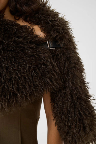 Gestuz Scarf Gzchoa Slate Black / Brown