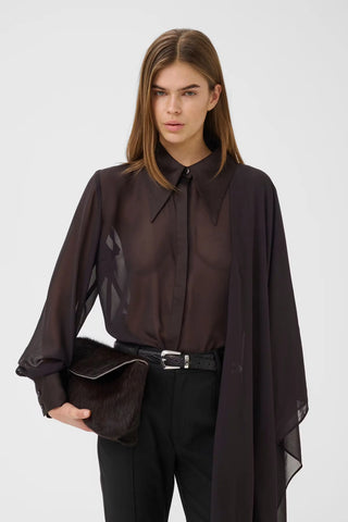 Gestuz Shirt Gzlynne Ganache / Brown