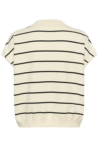 Gestuz Shirt Gzsaia Egret/Black Striped / Multi Color