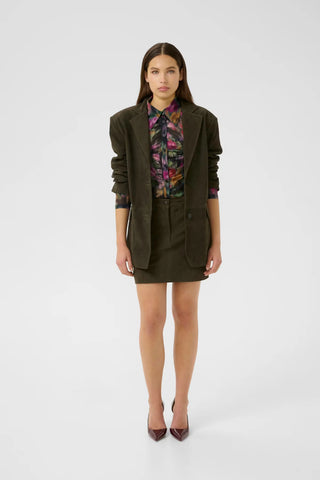 Gestuz Skirt Gzesme Dark Crocodile / Green