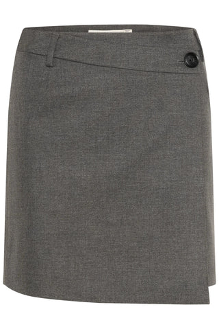 Gestuz Skirt Gzpaula Dark Grey Melange