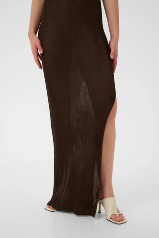 Gestuz Top Gzsilvi Deep Brown Metallic