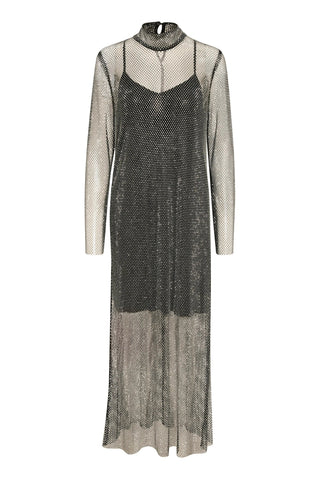  Gestuz Yadegz Silver Glitter Dress