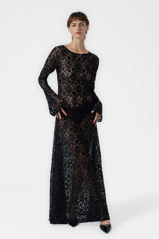 Insomnia Studio Dress Garden Black