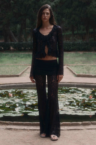 Insomnia Studio Pants Lace Trousers Noir
