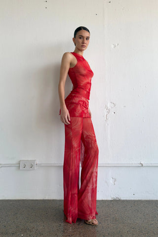 Insomnia Studio Pants Mesh Trousers Fuego