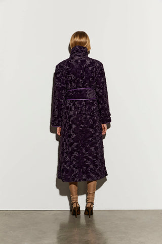 Isabelle Blanche Coat Montana Grape