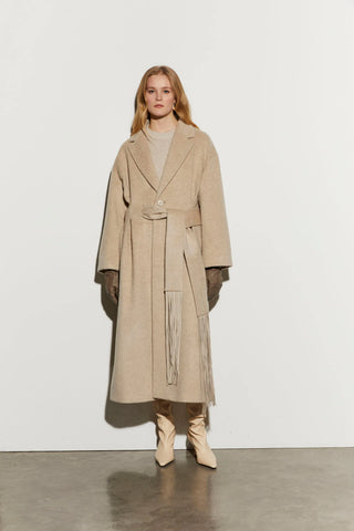 Isabelle Blanche Coat Oatmeal