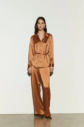 Isabelle Blanche Shirt Tobacco Brown