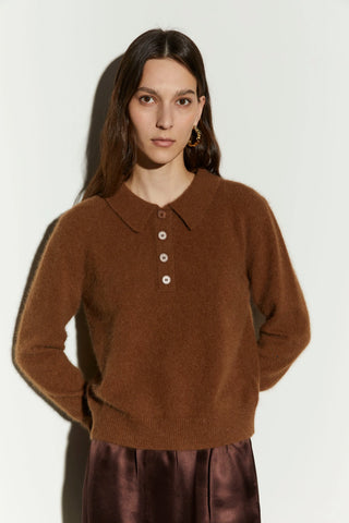 Isabelle Blanche Shirt Tobacco Brown