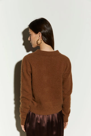 Isabelle Blanche Shirt Tobacco Brown