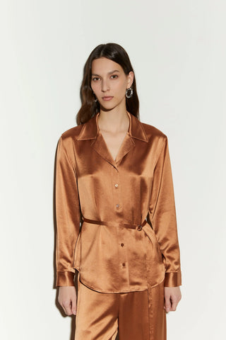 Isabelle Blanche Shirt Tobacco Brown