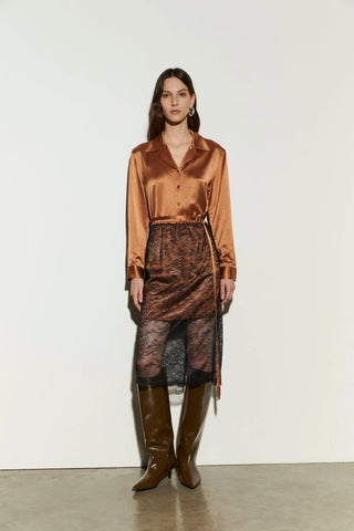 Isabelle Blanche Skirt Blue Nights