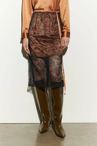 Isabelle Blanche Skirt Blue Nights