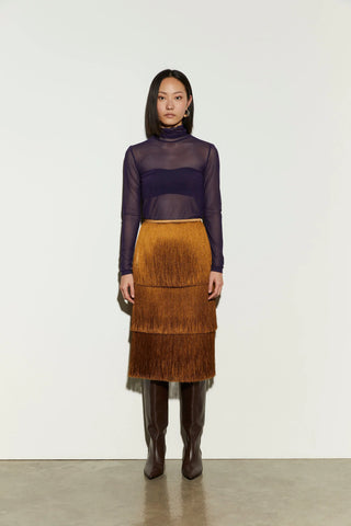 Isabelle Blanche Skirt Curry