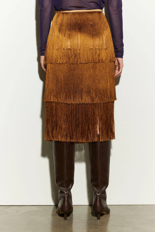 Isabelle Blanche Skirt Curry